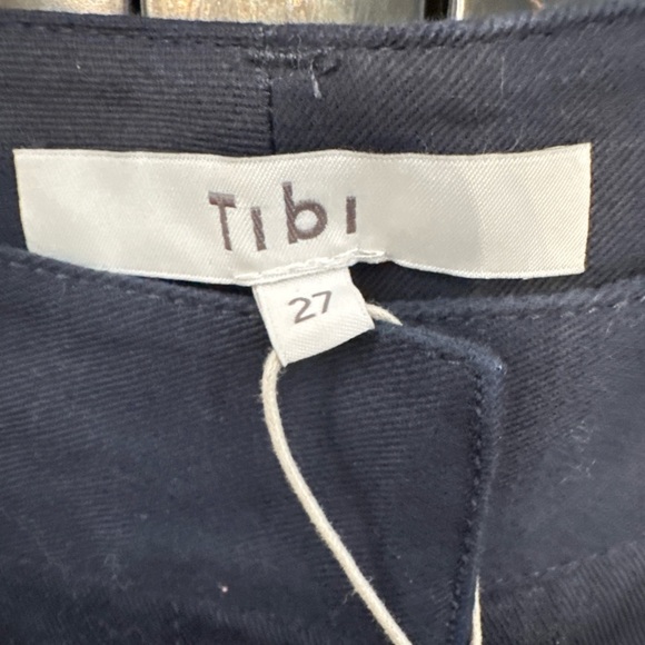 Tibi Utility Carpenter Pants Navy Blue Cotton Size 27 NWT - Picture 6 of 9